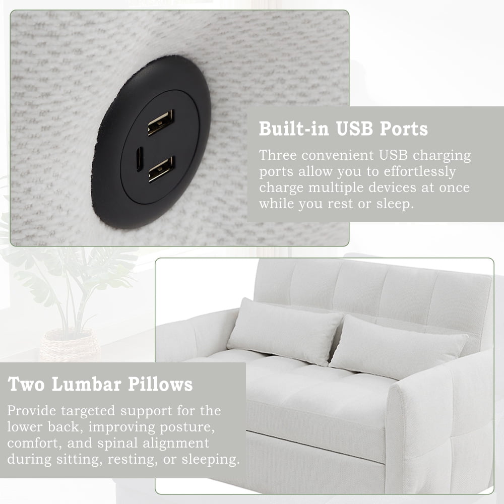 Beige + Chenille + Foam + 2 Seat N719S001710A