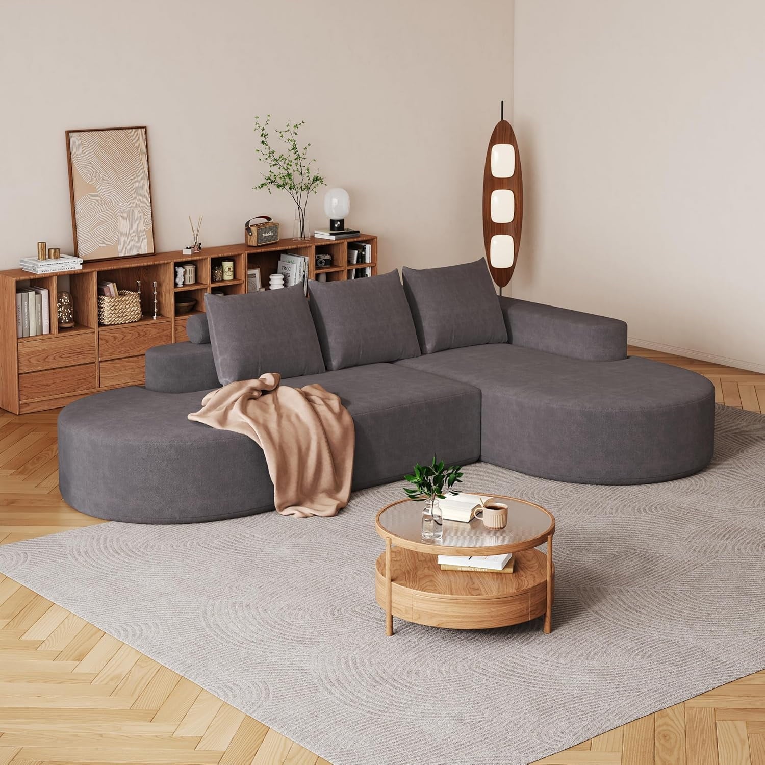 Gray Right Chaise W834S00452