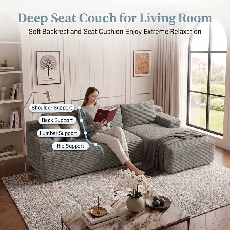 Light Gray Right Facing Chaise W5571P500146gen