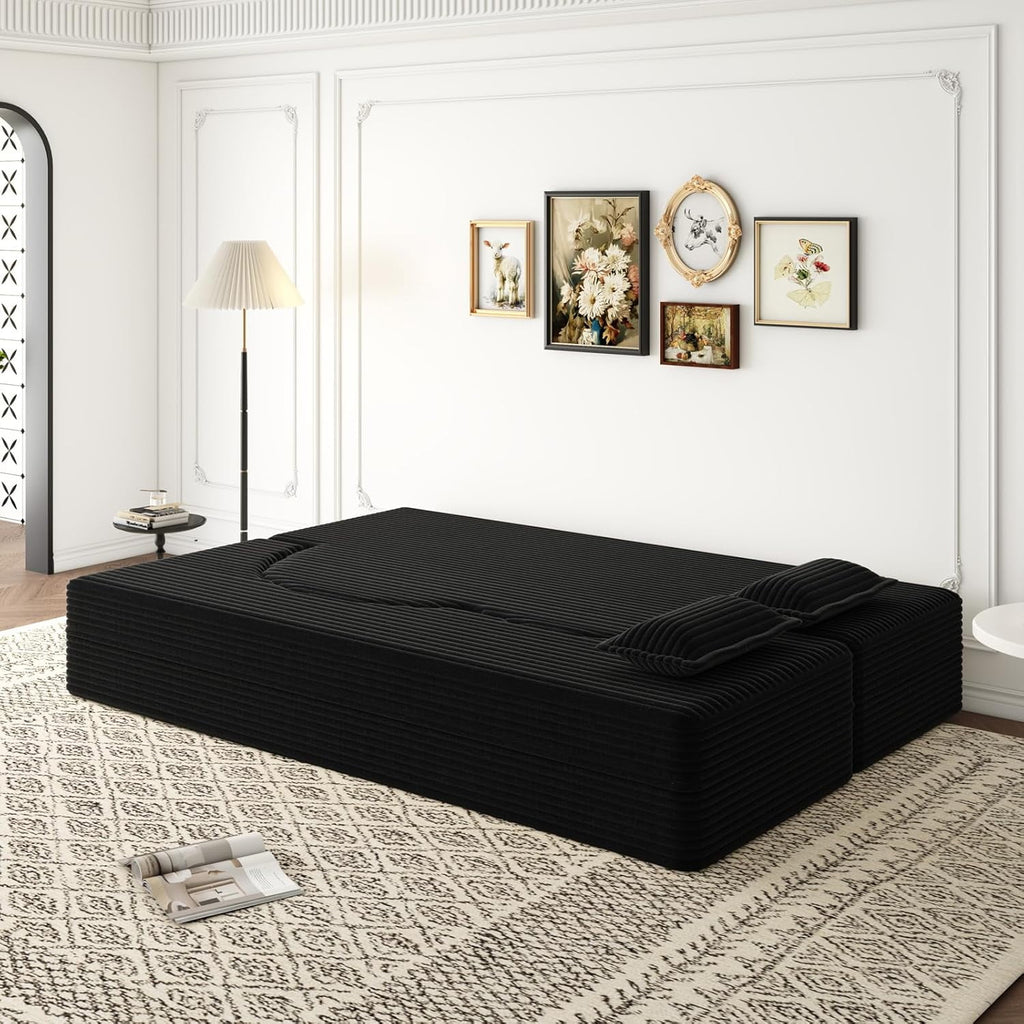 Black Plush Corduroy W1885P347089