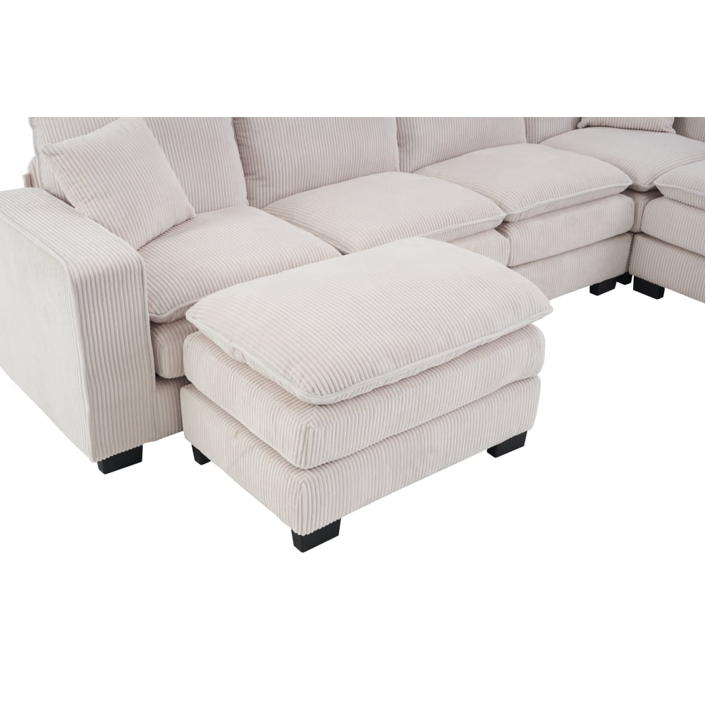 White + Corduroy + 7 Seat W2363S00039