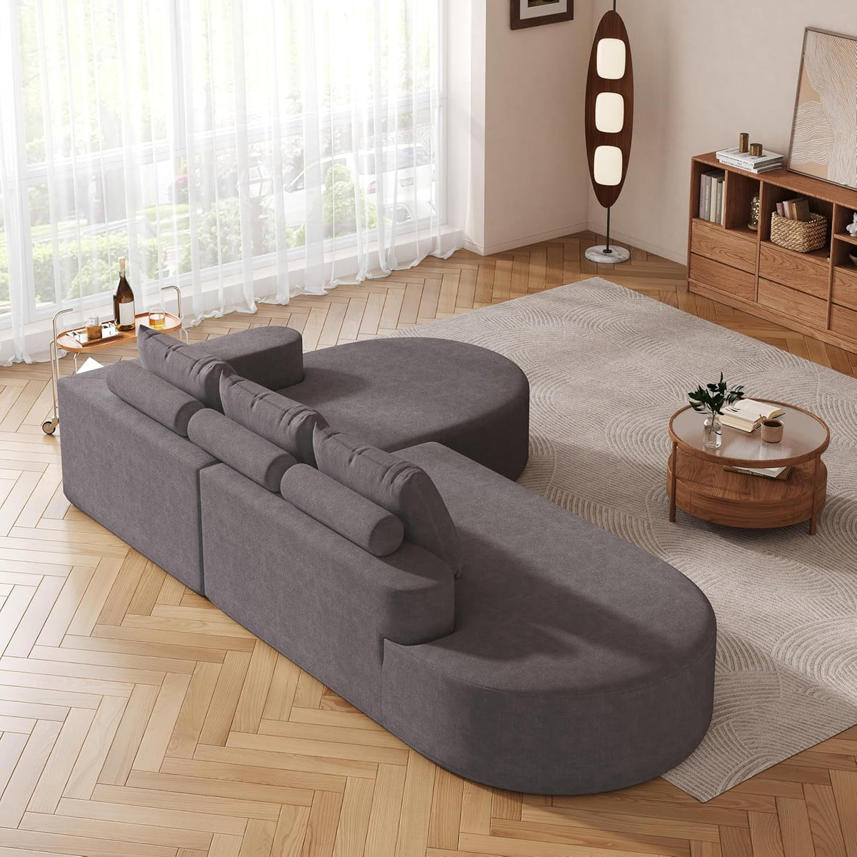 Gray Right Chaise W834S00452