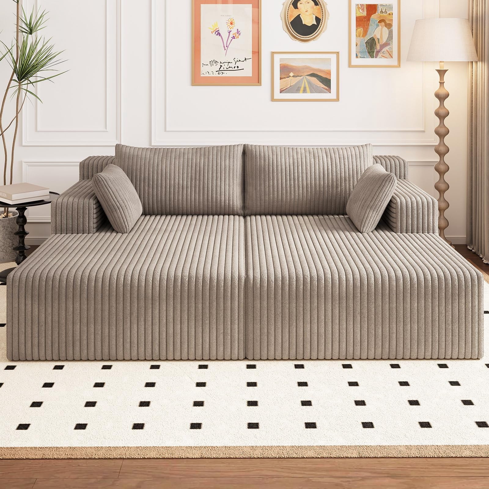 Camel Modern, Minimalist, Cozy, Modular Living, Contemporary W5571P450567-camel