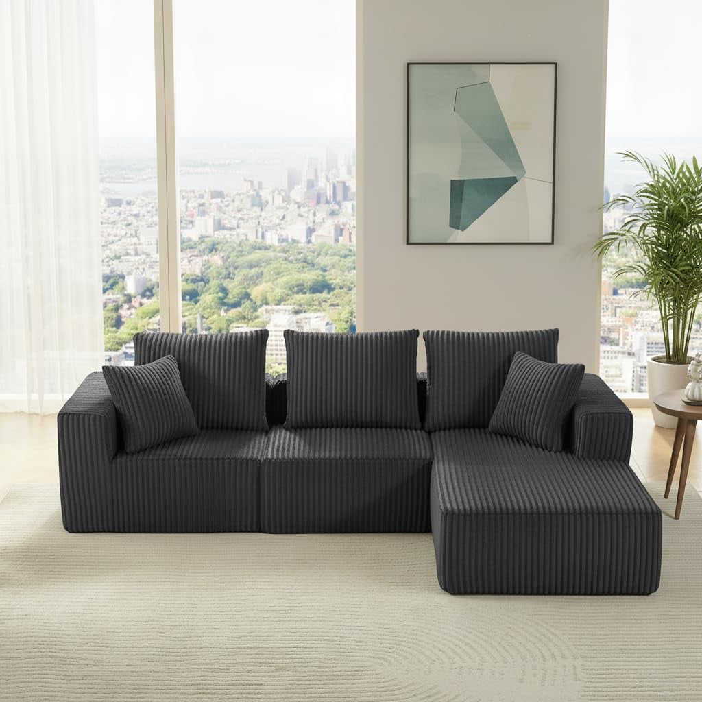 Dark Gray Right Facing Chaise W2339S00048
