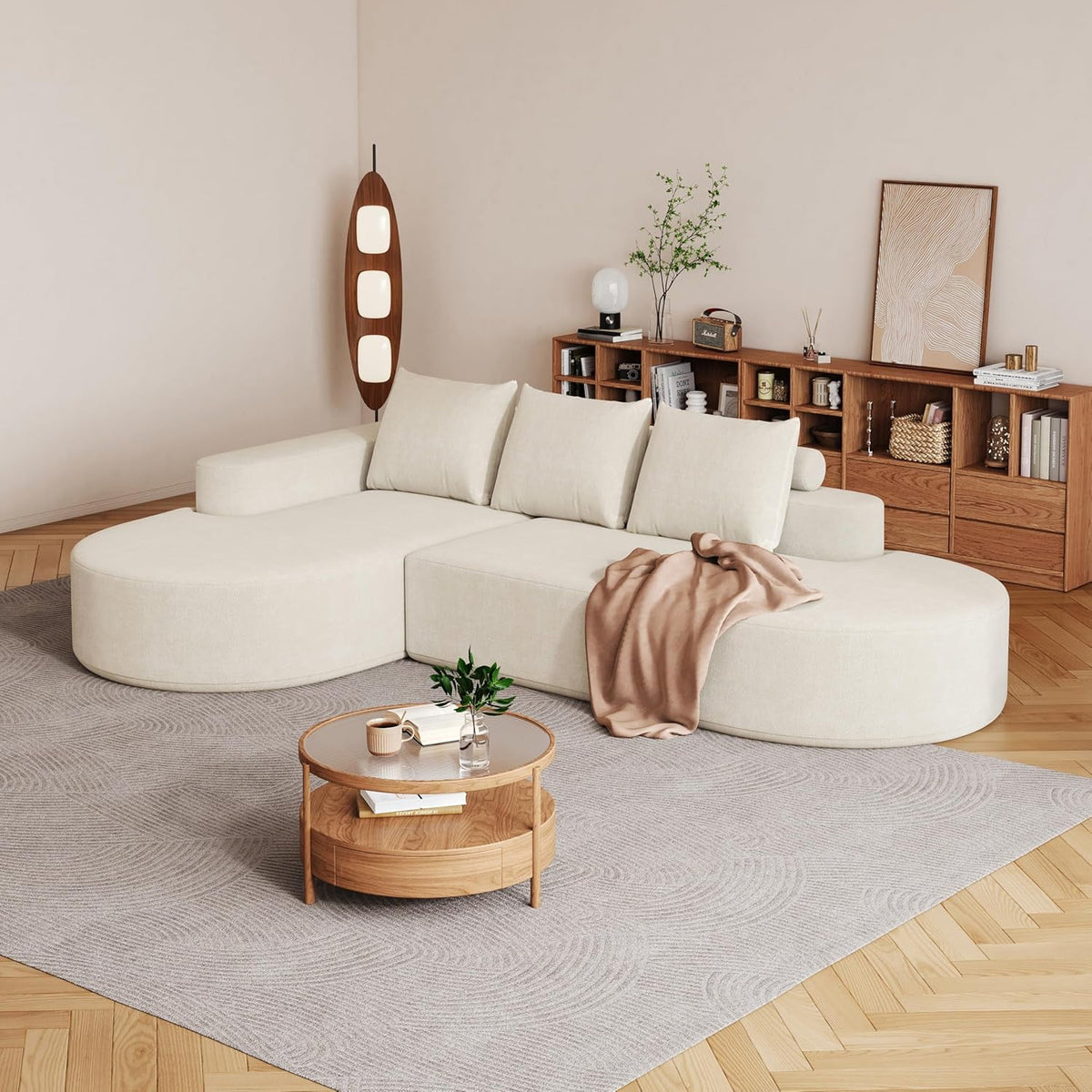 Beige Left Chaise W834S00454