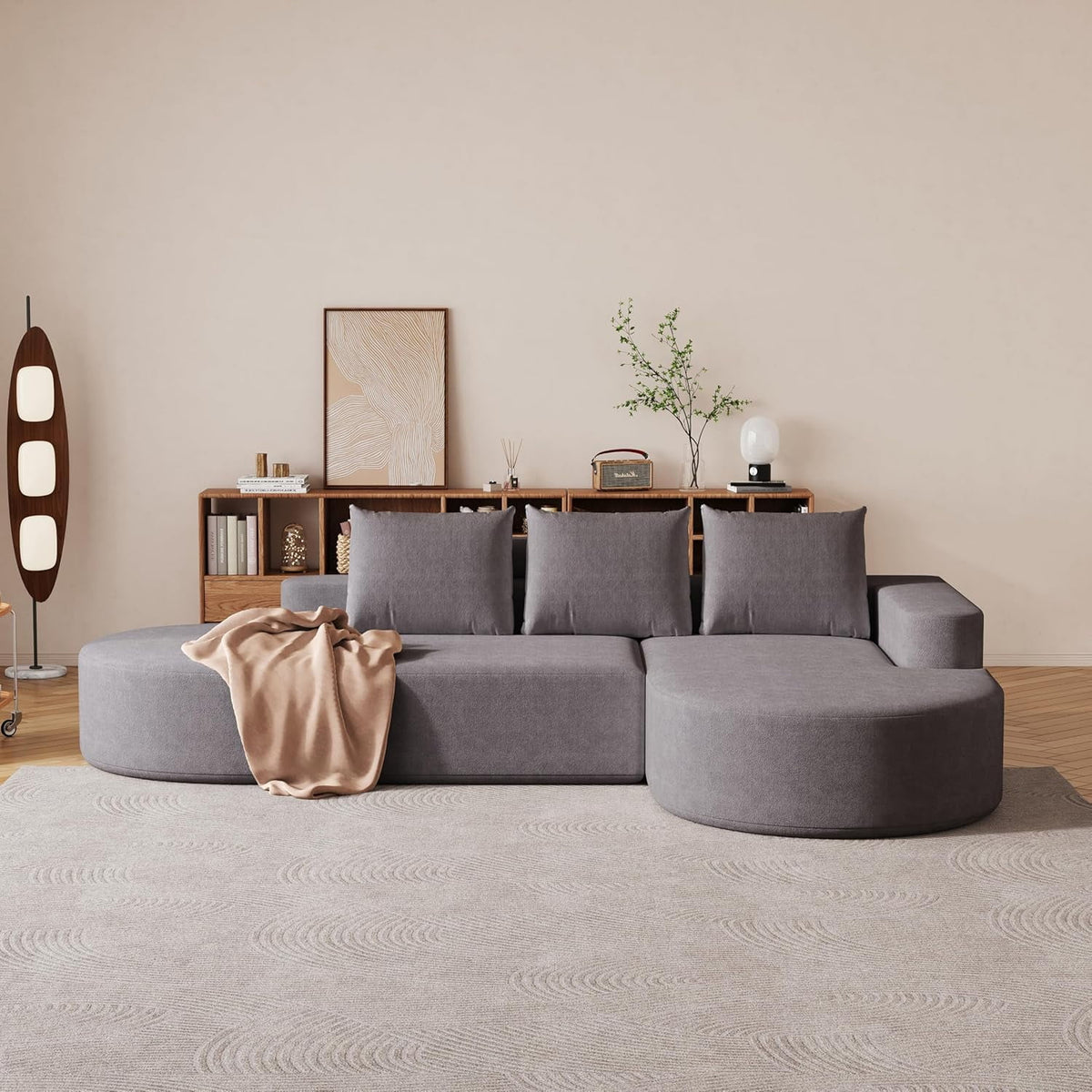 Gray Right Chaise W834S00452