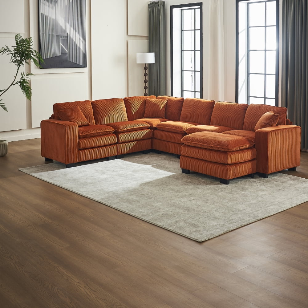 Orange + Corduroy + 7 Seat W2363S00043