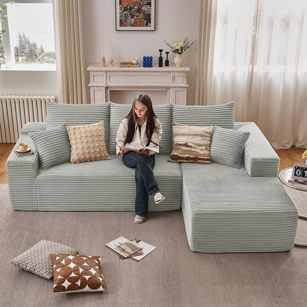 Gray 107" Right Facing Chaise W2824S00038//////