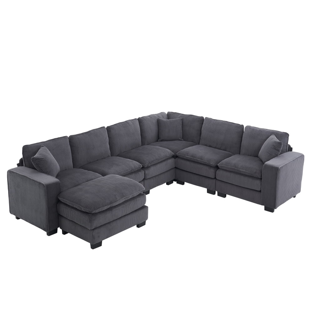 Grey + Corduroy + 7 Seat W2363S00041