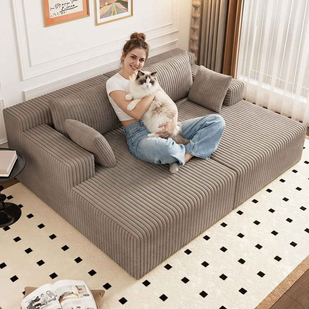 Camel Modern, Minimalist, Cozy, Modular Living, Contemporary W5571P450567-camel