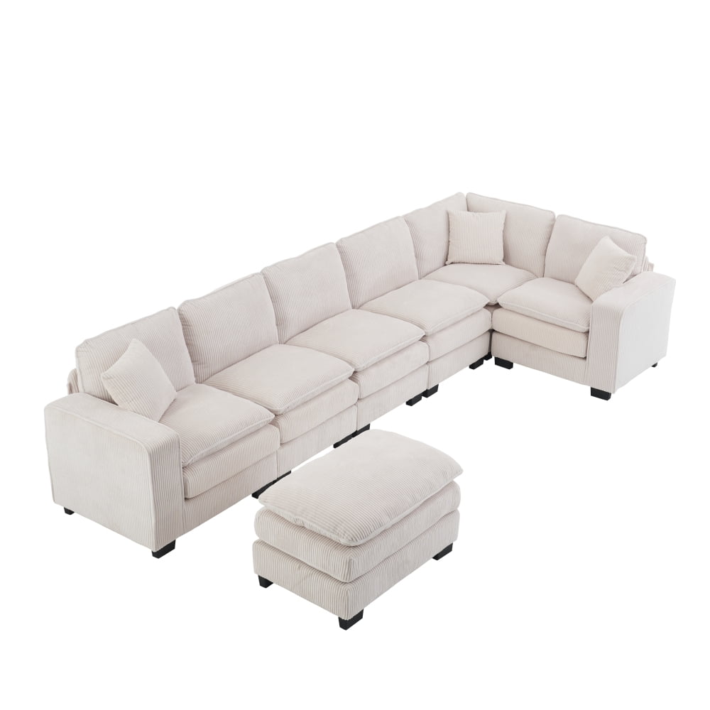 White + Corduroy + 7 Seat W2363S00039