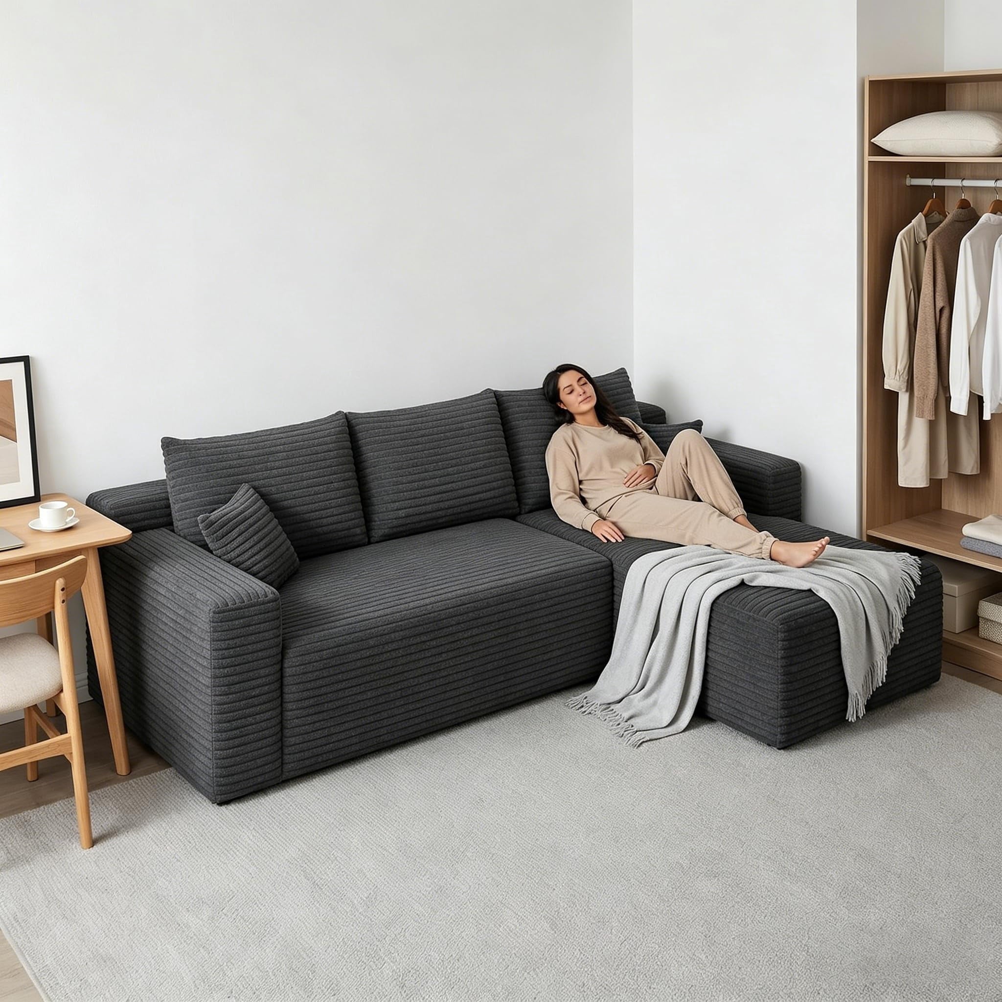 Darkgrey Right Facing Chaise W5571P500142-