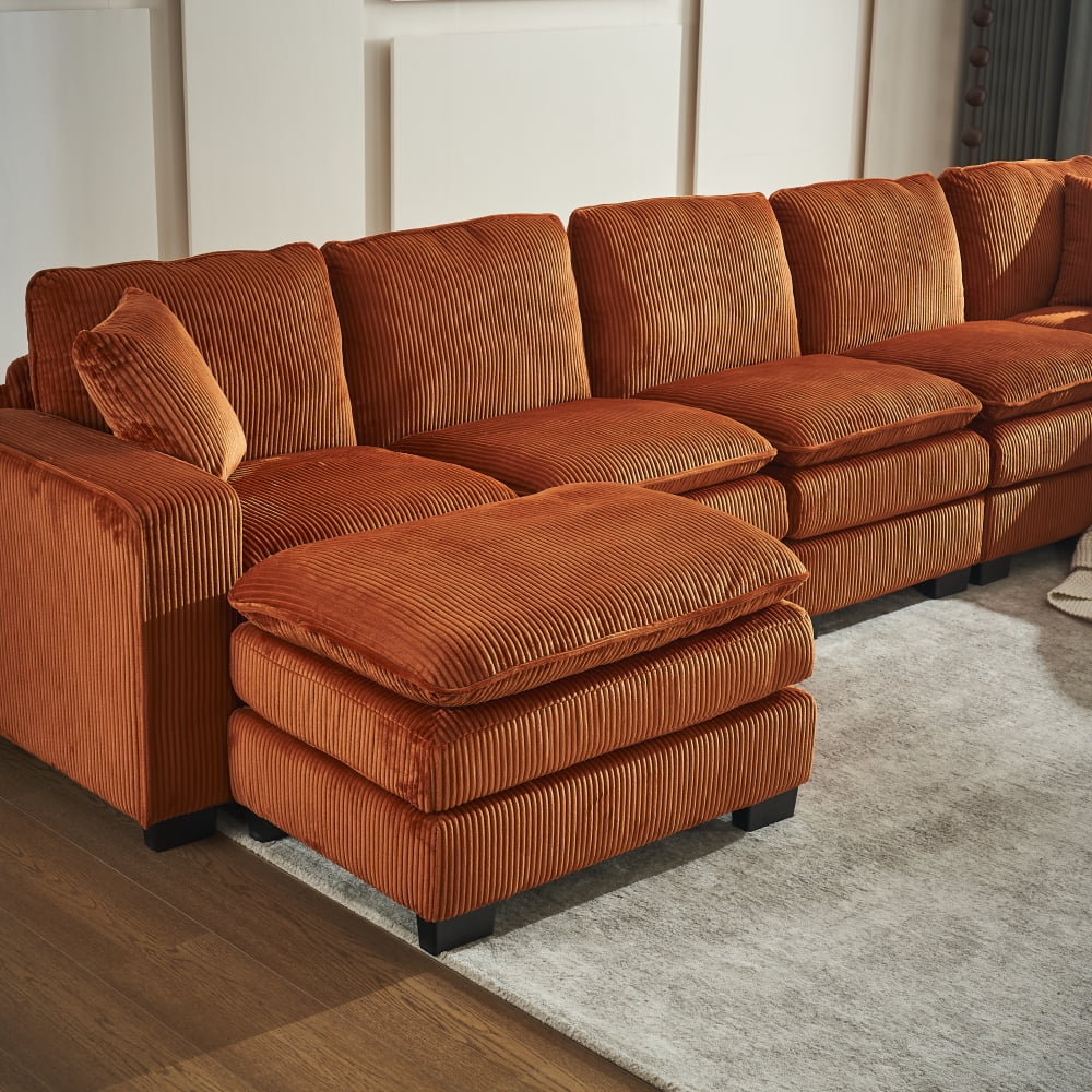 Orange + Corduroy + 7 Seat W2363S00043