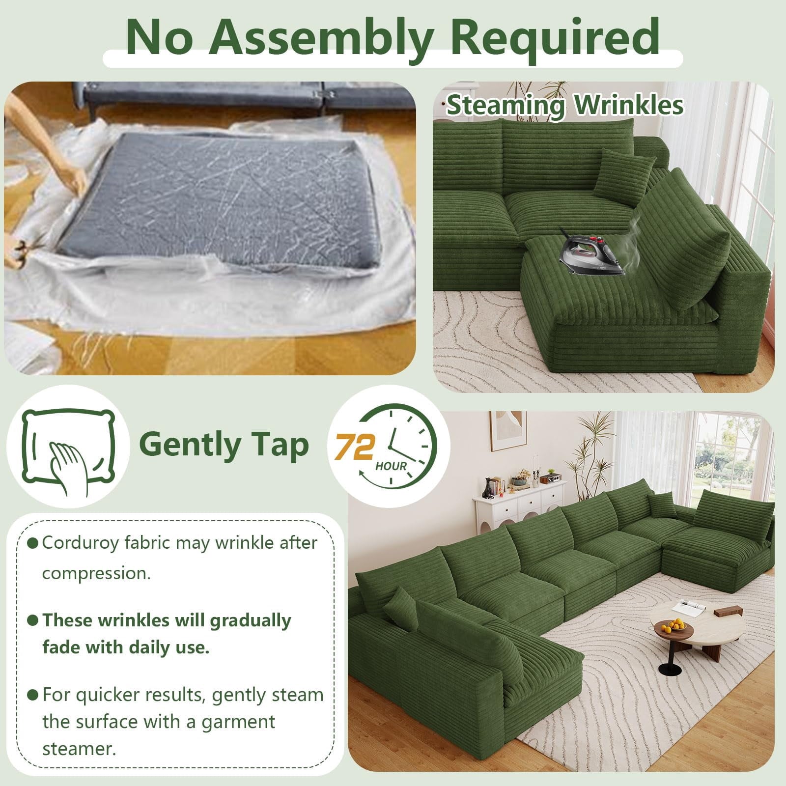 Green U-7 Seater W2824DIY152-Z