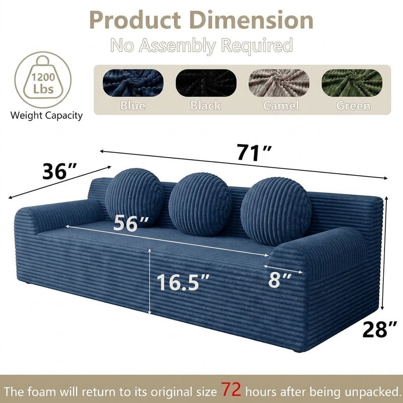 71"Blue W5571P509742-Z