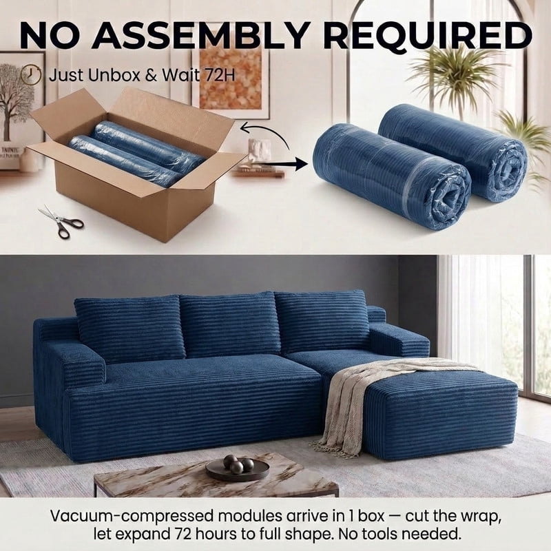 Blue Right Facing Chaise W5571P500138gen