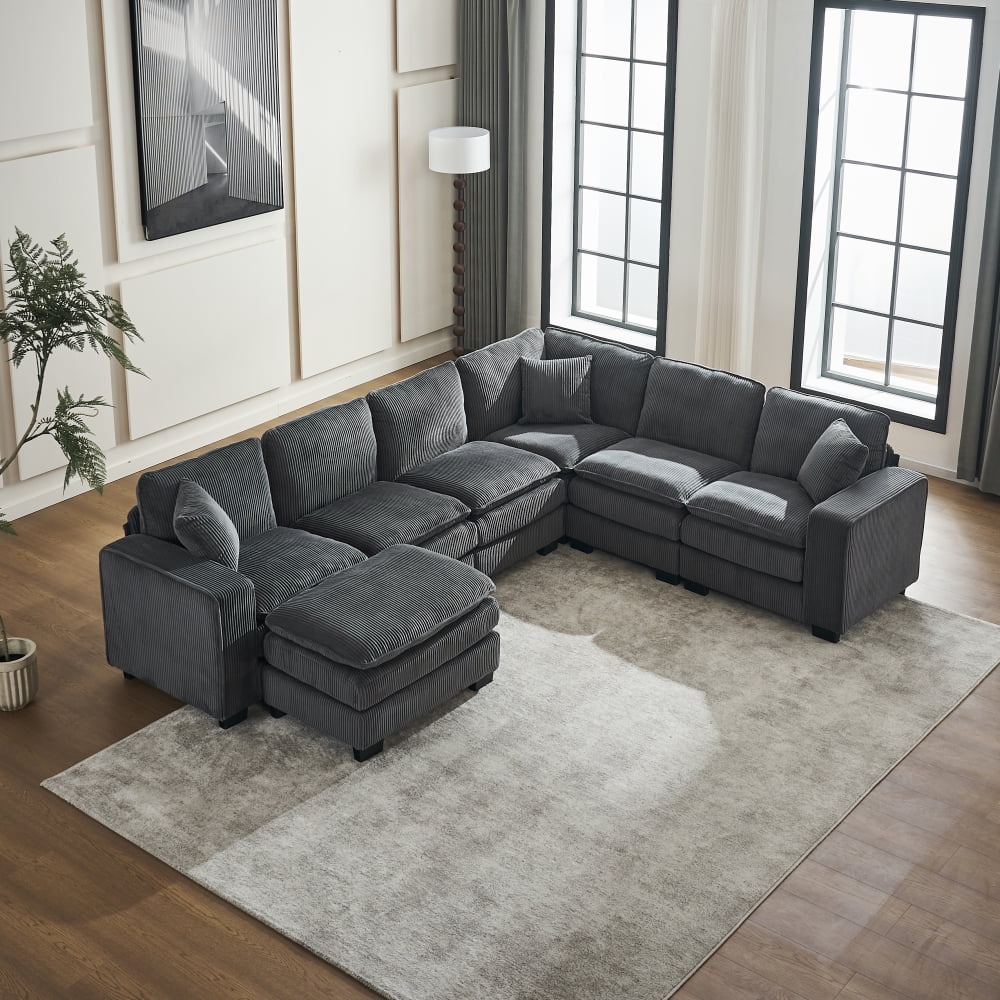Grey + Corduroy + 7 Seat W2363S00041
