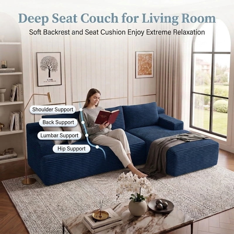 Blue Right Facing Chaise W5571P500138gen