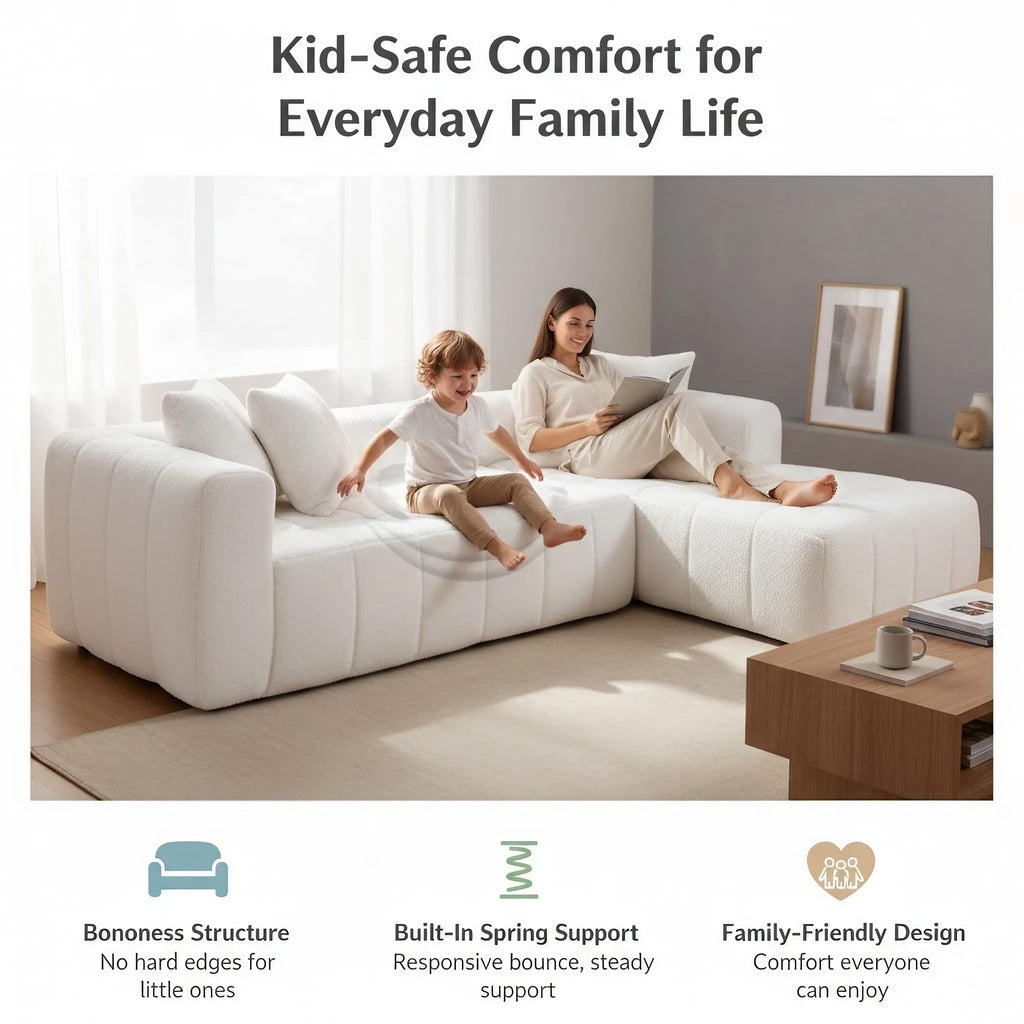 White Right Chaise W5515S00014