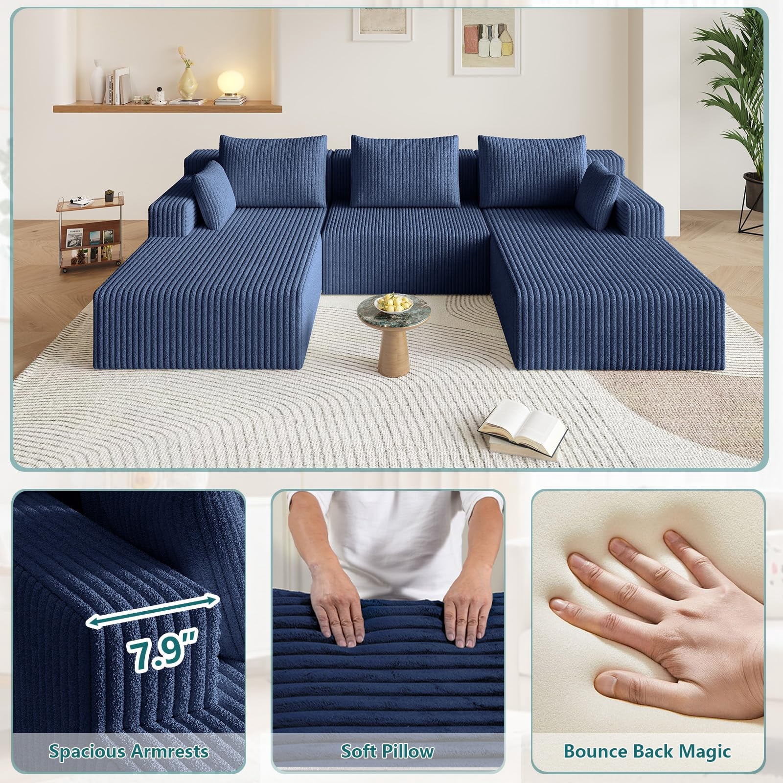 Blue 107'' W5571DIY302-Blue