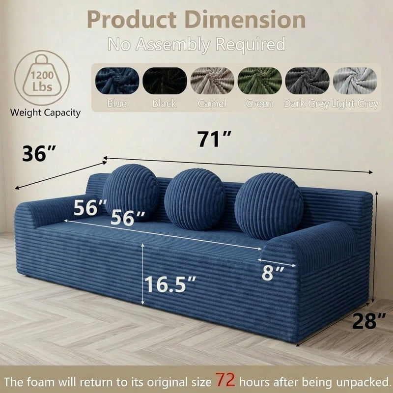 Blue Round Arms W5571P509742-ZZ/