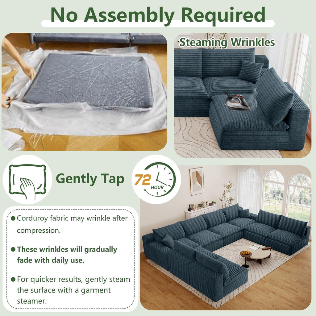 Blue U-8 Seater W2824DIY145-ZZ