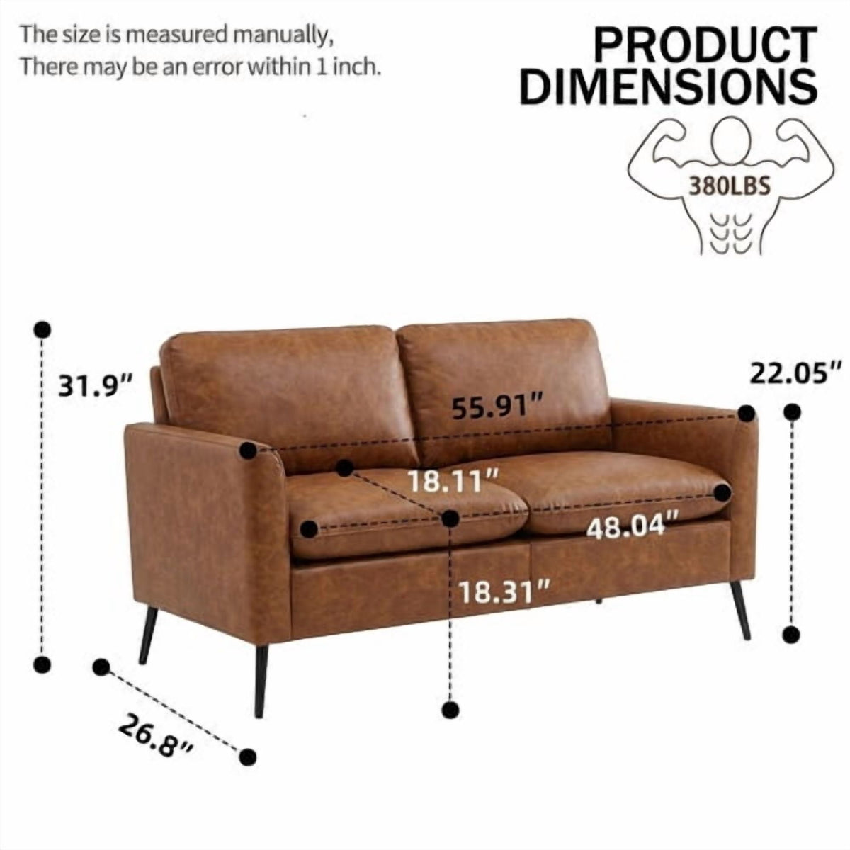 Brown LOVE W2311P457724