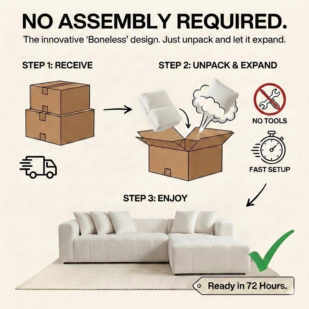 White Right Chaise W5515S00014