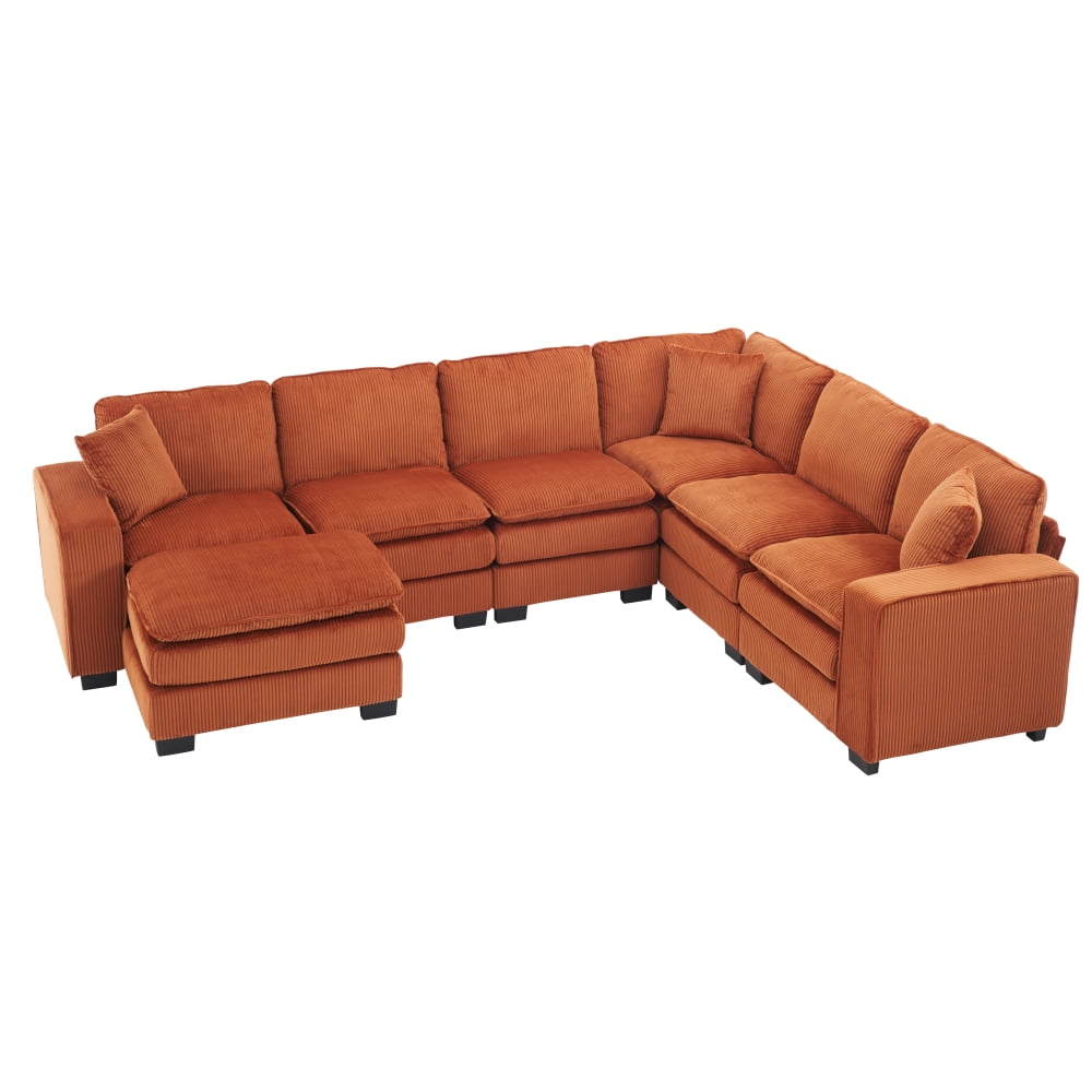Orange + Corduroy + 7 Seat W2363S00043