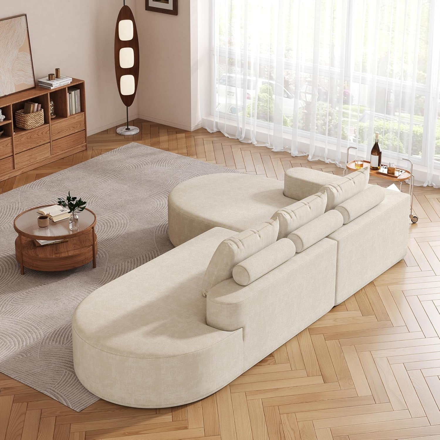 Beige Left Chaise W834S00454