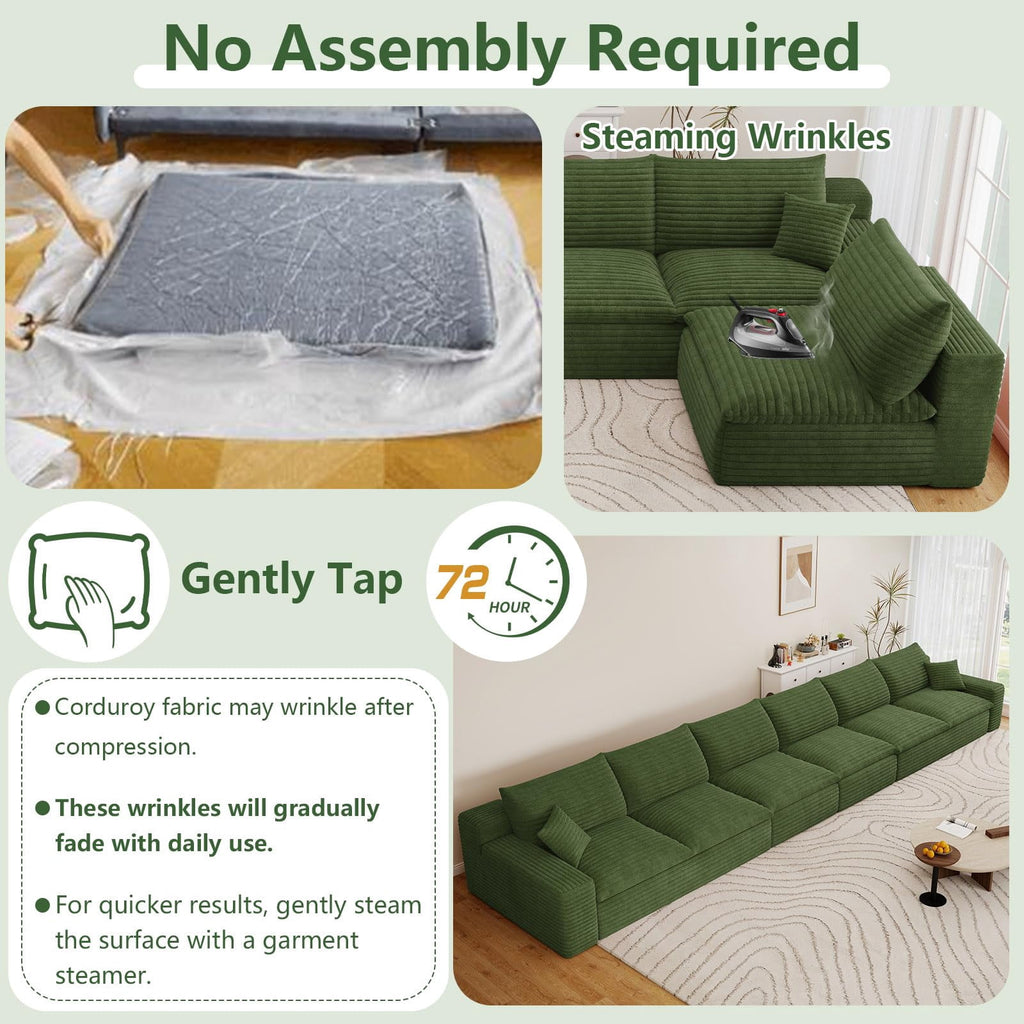 Green U-6 Seater W2824DIY149-Z