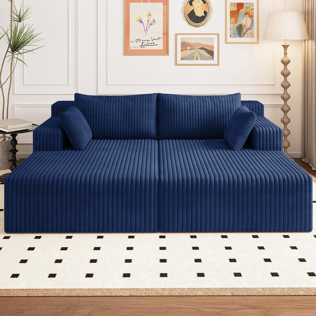 Blue Modern, Minimalist, Cozy, Modular Living, Contemporary W5571P450562-blue