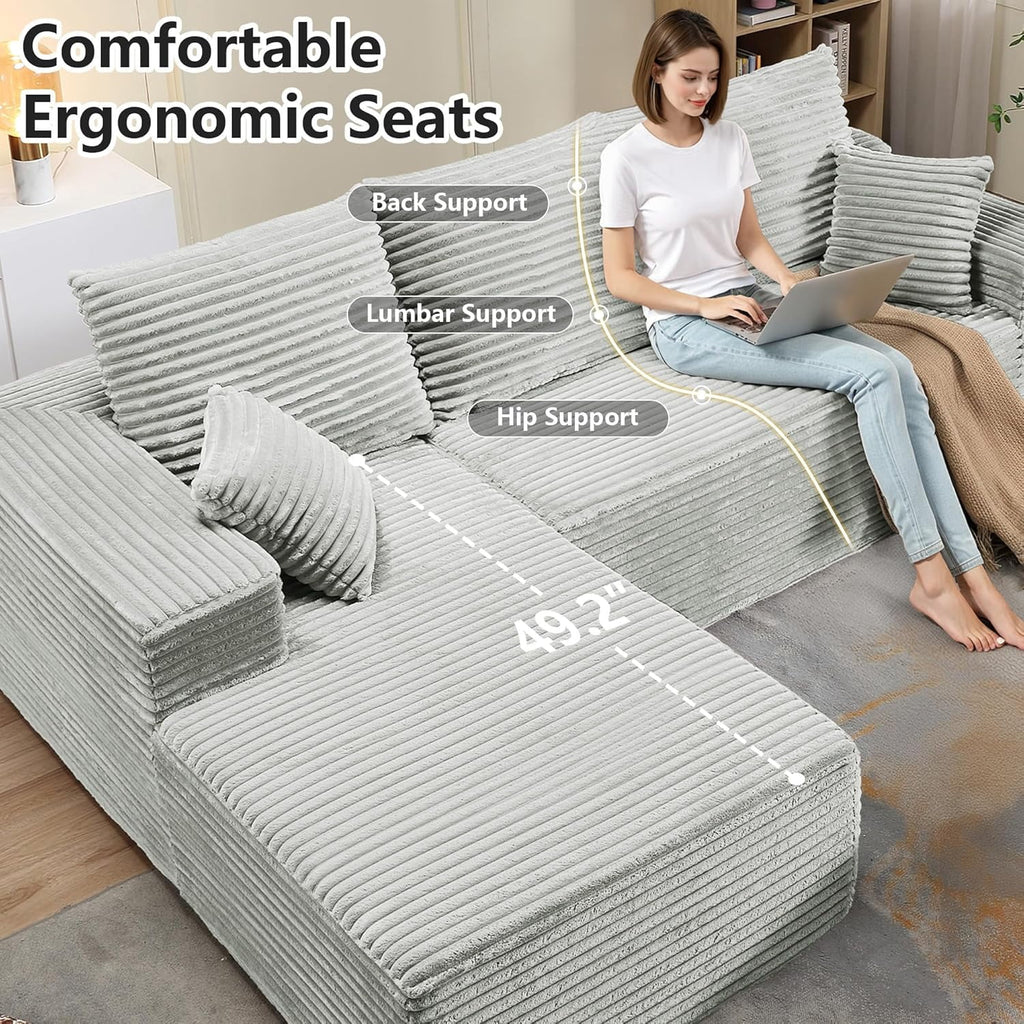 Gray 3Seaters Left facing W2824S00039////
