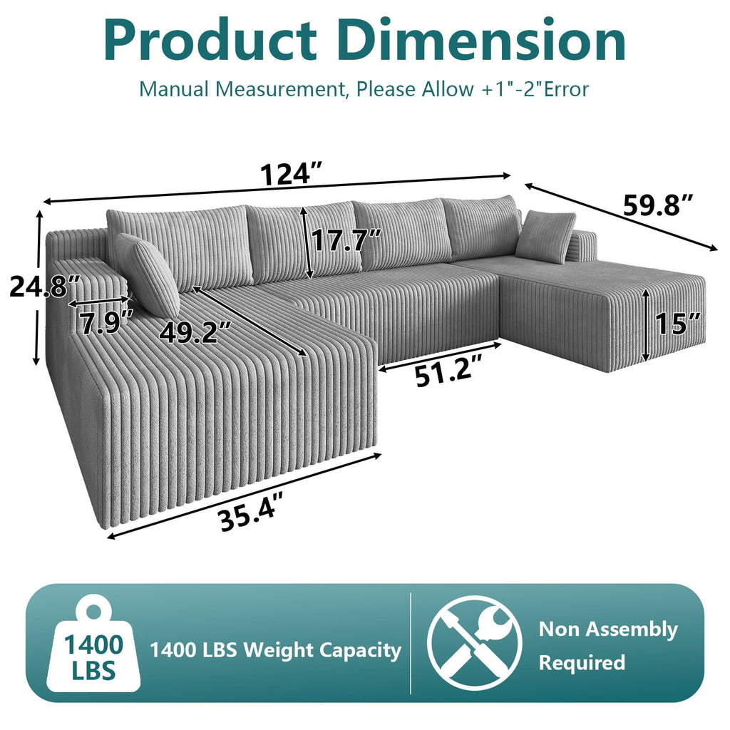 Light Gray 124'' W5571DIY06-Light GrayZZ2