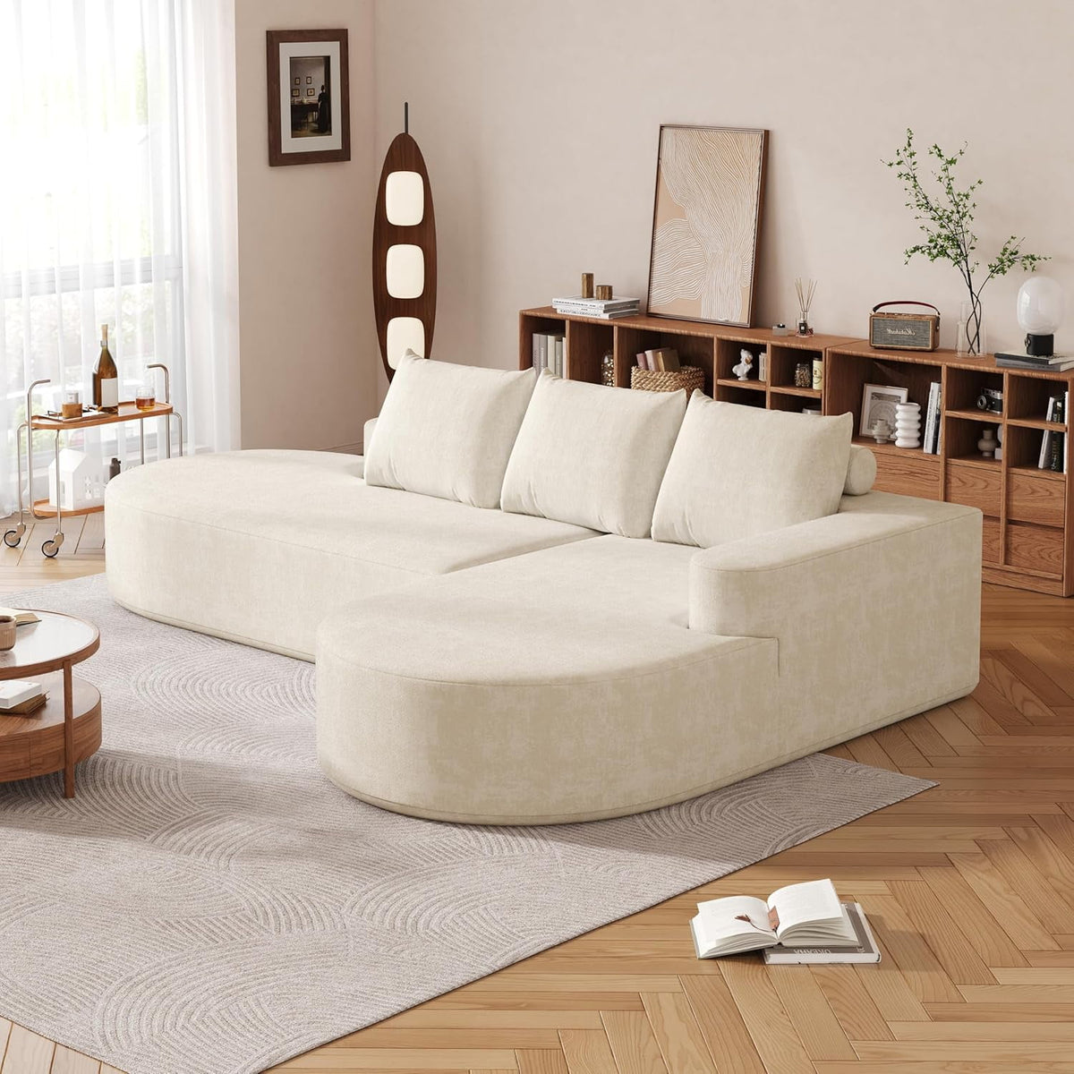 Beige Right Chaise W834S00451