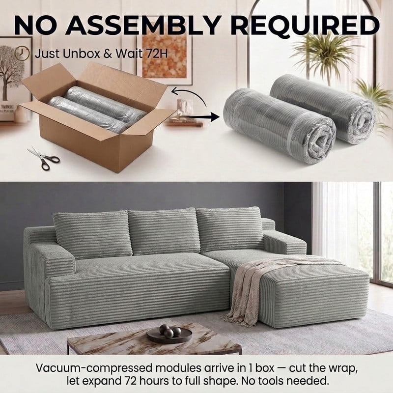 Light Gray Right Facing Chaise W5571P500146gen