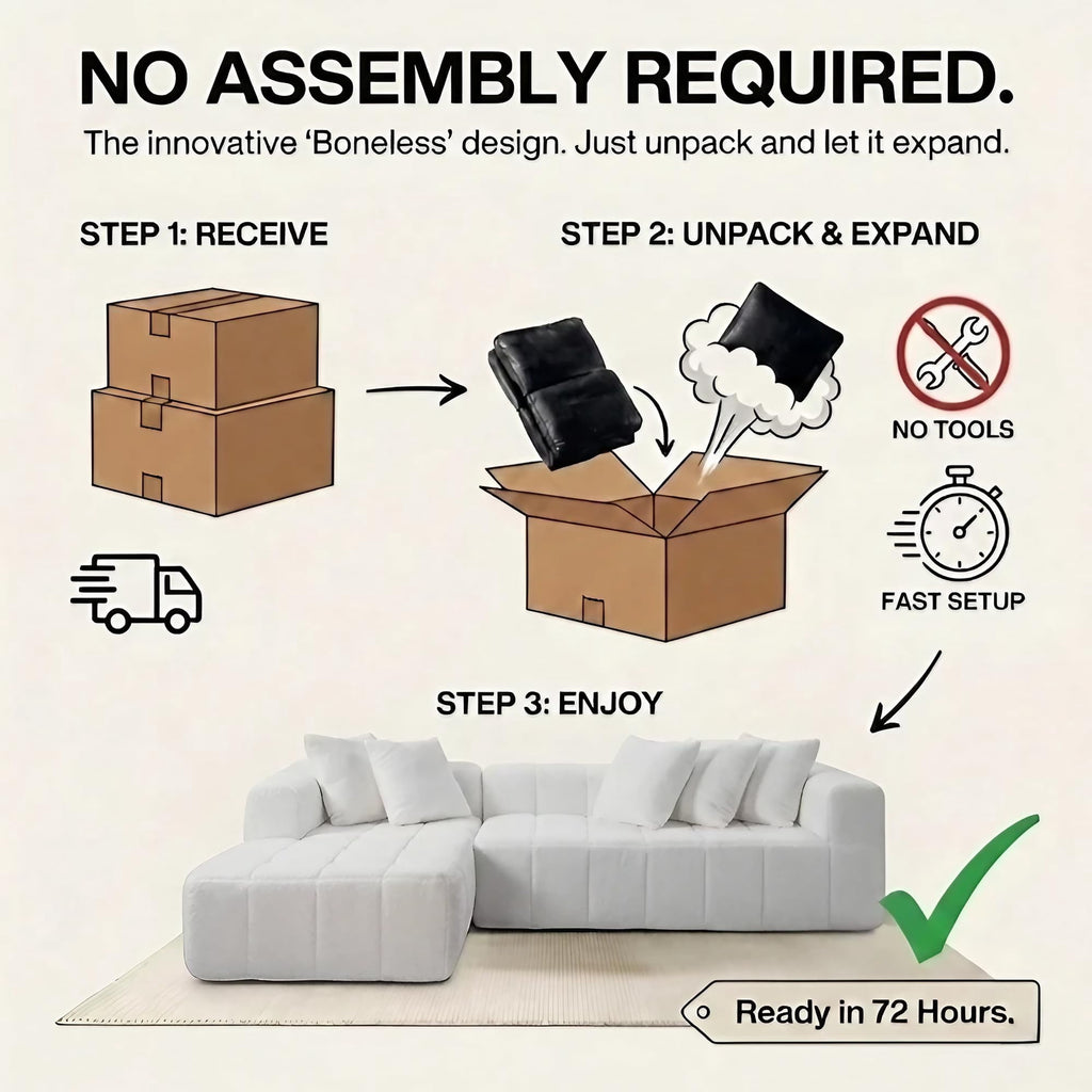 White Left Chaise W5515S00012