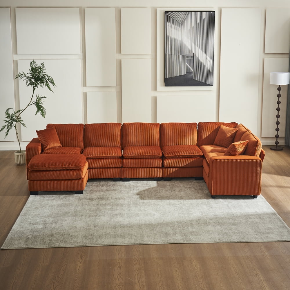 Orange + Corduroy + 7 Seat W2363S00043