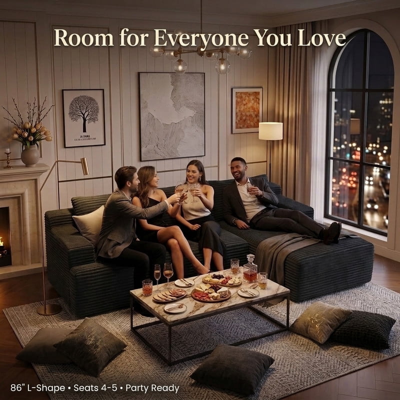 Black Right Facing Chaise W5571P500136gen