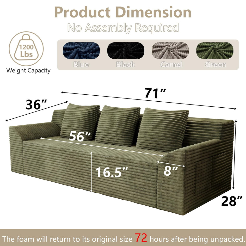 71"Green W5571P440915-Z