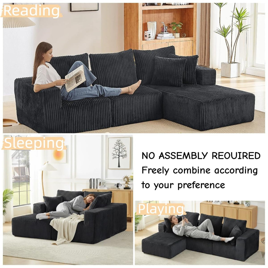 Dark Gray Right Facing Chaise W2339S00048