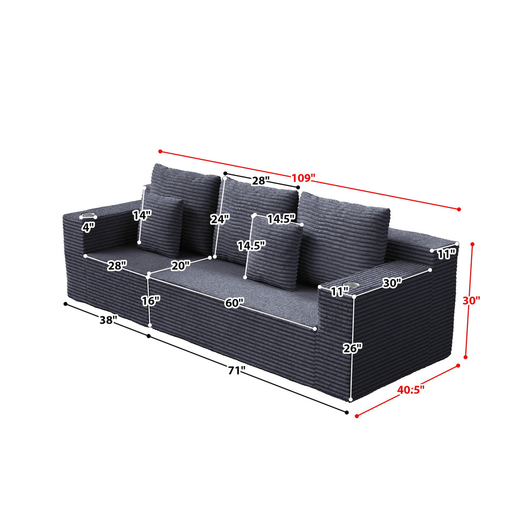 Black 3Seat W848S00049