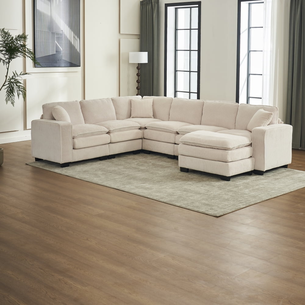 White + Corduroy + 7 Seat W2363S00039