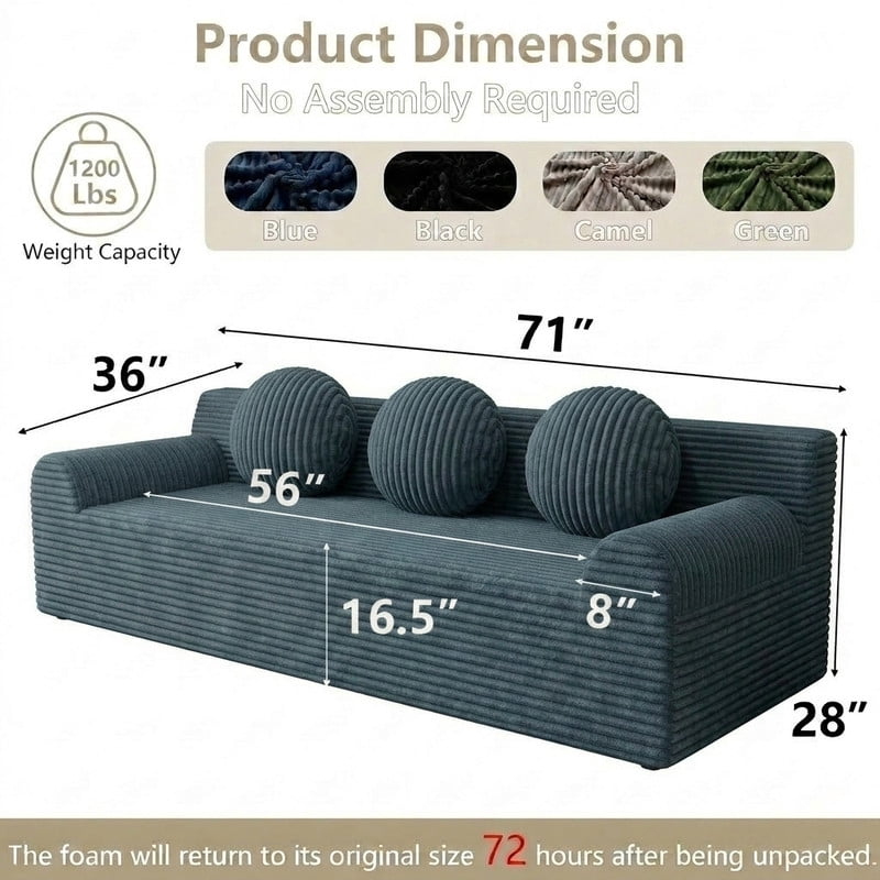 71"Drak Gray W5571P509746-Z