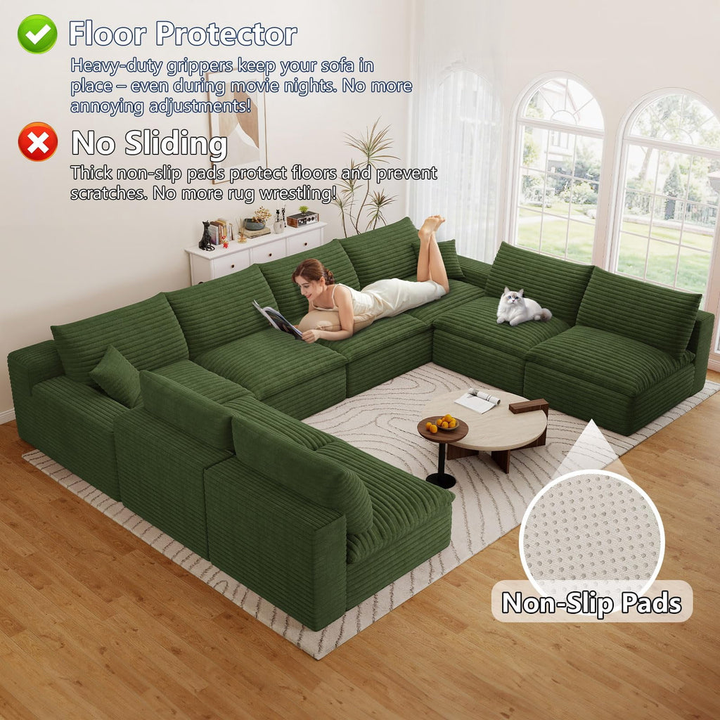 Green U-8 Seater W2824DIY153-ZZ