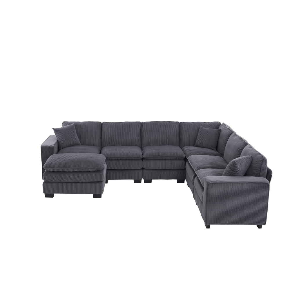Grey + Corduroy + 7 Seat W2363S00041