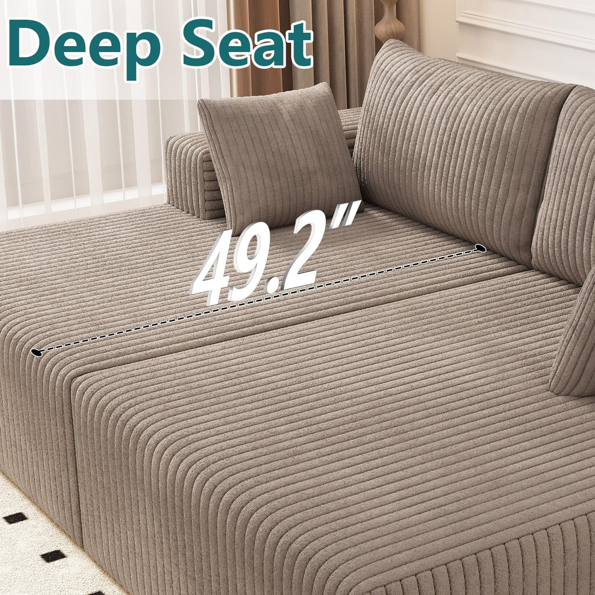 Camel Modern, Minimalist, Cozy, Modular Living, Contemporary W5571P450567-camel