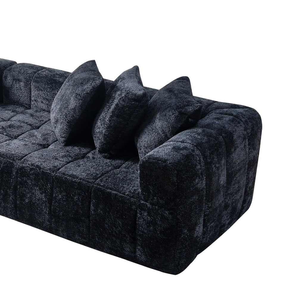 Black Left Chaise W5515S00016