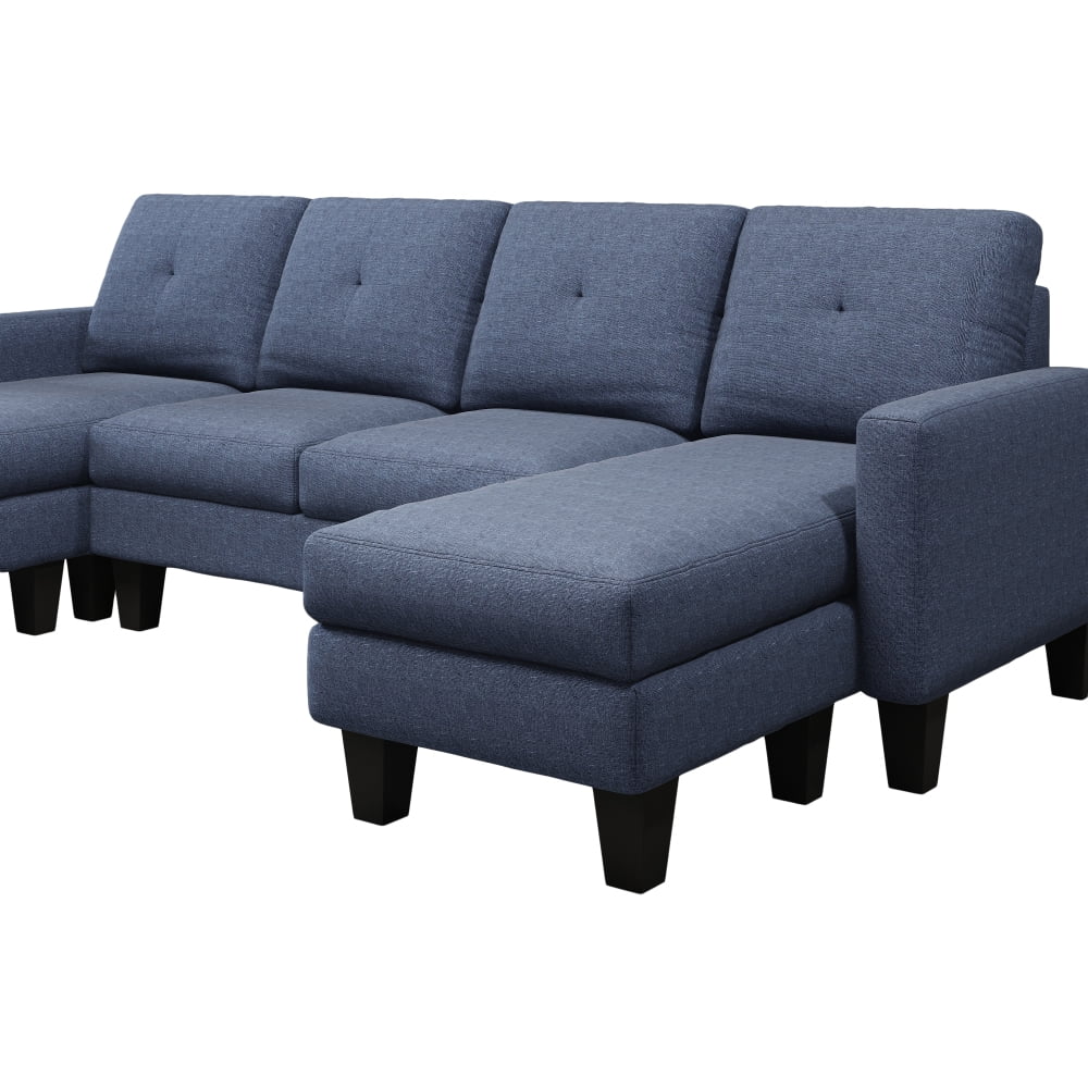 Blue + Linen + Foam + 4 Seat W1669S00004