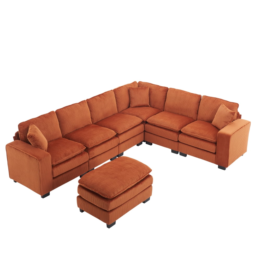 Orange + Corduroy + 7 Seat W2363S00043